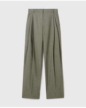 Stella McCartney Tropical Lightweight Straight Pants - Green