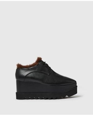 Stella McCartney Plush Elyse Platforms - Black