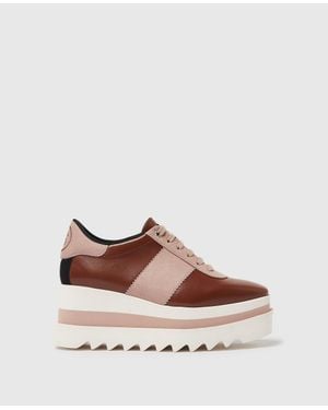 Stella McCartney Sneak-elyse Platform Sneakers - Brown