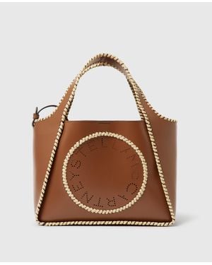 Stella McCartney Logo Crossbody Tote Bag - Brown