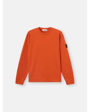 Stone Island 6100057 Heavy Organic Cotton Jersey - Orange