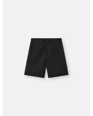 Stone Island L100003 Cotton Linen Canvas S. I.Ghost - Black