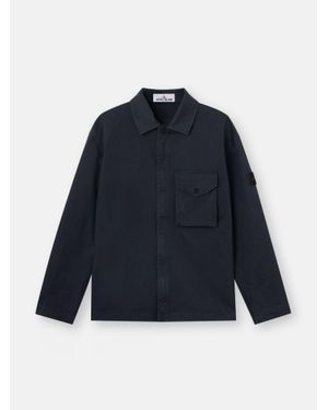 Stone Island 1200001 Dense Cotton Twill-Tc - Blue