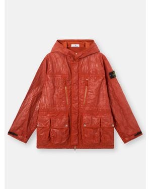 Stone Island Q100027 Slick Nylon Tela-Tc - Red