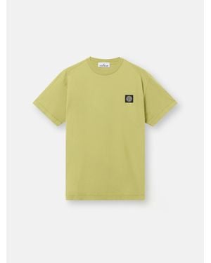 Stone Island 2100027 60/2 Cotton Jersey - Jaune