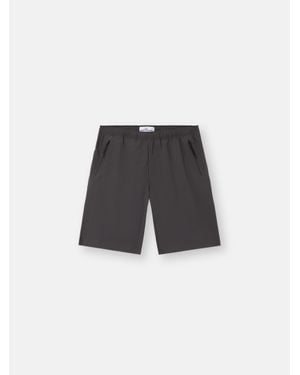 Stone Island L100002 Bi-Stretch Nylon Tela Stellina - Schwarz
