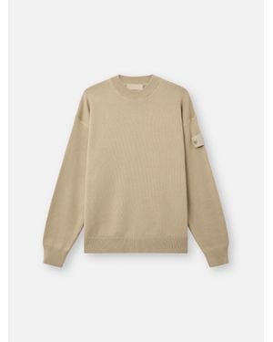 Stone Island 5100063 Cotton Cashmere S. I. Ghost - Natural