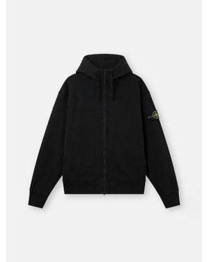 Stone Island 6100009 Organic Cotton Fleece - Black