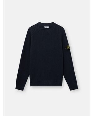 Stone Island 5100043 Two-Tone Vanisé Cashmere - Blue