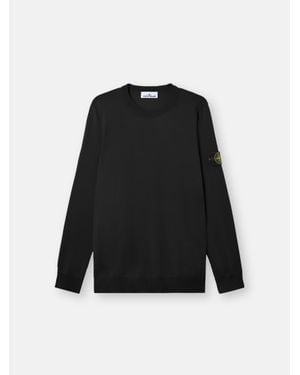 Stone Island 5100071 Light Pure Rws Wool - Schwarz
