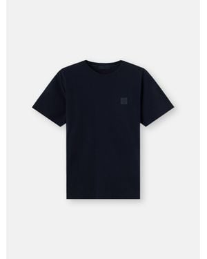Stone Island 2100035 Organic Cotton Jersey Crepe S. I. Ghost - Azul