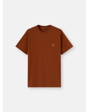 Stone Island 2100035 Organic Cotton Jersey Crepe S. I. Ghost - Brown