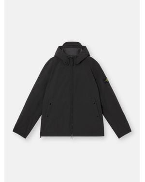 Stone Island 4100047 Soft Shell-R E. Dye Technology, Recycled Polyester, Primaloft Insulation - Black