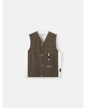 Stone Island G100005 Tela Resinata - Green