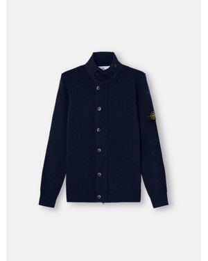 Stone Island 5100047 Lambswool - Blu