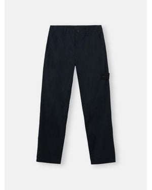 Stone Island 3100020 All-Weather Cotton Canvas S. I. Ghost - Blue