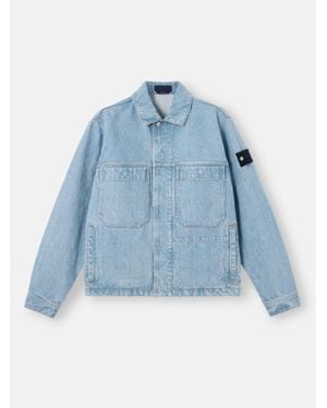 Stone Island 4100006 Denim-Light Grainy Wash - Blue
