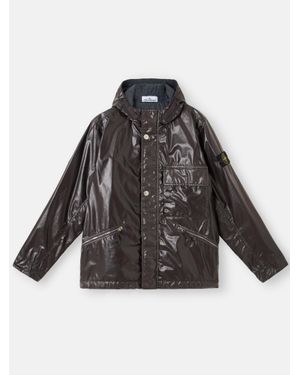 Stone Island 4100062 Mussola Gommata-Tc - Black