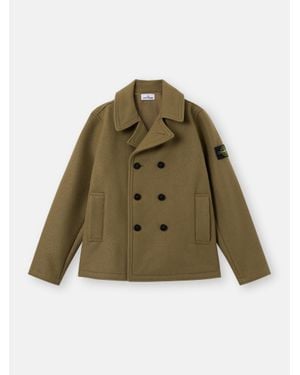 Stone Island 4100040 Heavy Melton - Green