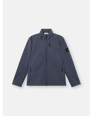 Stone Island Q100005 Soft Shell-R E. Dye Technology - Blue