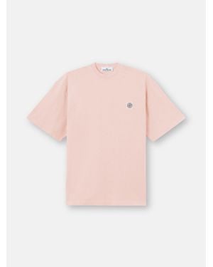 Stone Island 2100030 Combed Organic Cotton Jersey - Pink