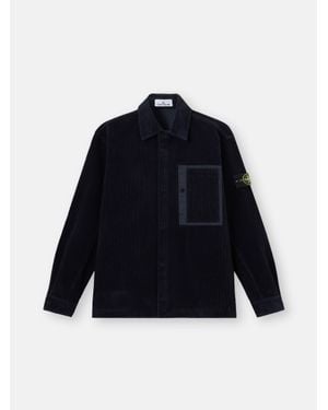 Stone Island 1200016 Organic Cotton Corduroy 800 - Blue