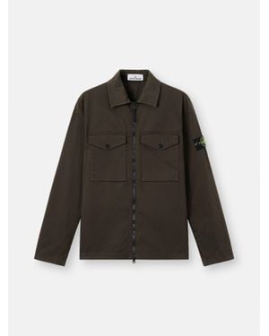 Stone Island 1200010 Stretch Organic Cotton Satin - Multicolor