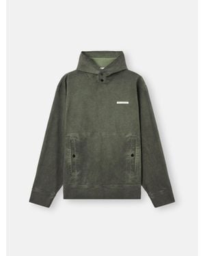 Stone Island 6100058 Compact Organic Cotton Jersey 'Velo' Effect - Green
