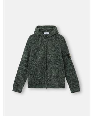Stone Island 5100065 Mouliné Cotton Chenille - Green