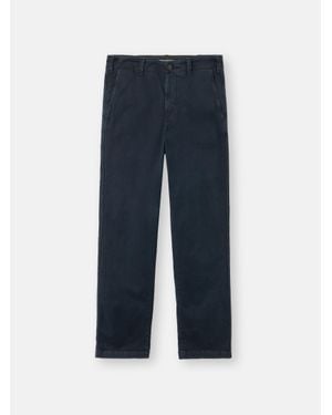 Stone Island 3100037 Stretch Organic Broken Twill Cotton 'Old' Effect - Blue