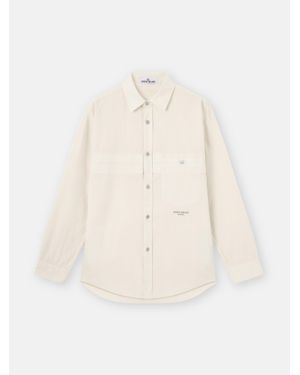 Stone Island 1200029 Cotton Nylon Panama S. I. Marina - Natural