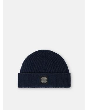 Stone Island N100008 Two-Tone Vanisé Cashmere - Blu