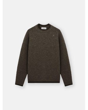 Stone Island 5100028 Brushed Wool S. I. Stellina - Green