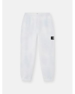 Stone Island 6200013 Organic Cotton Fleece Ice Treatment - White