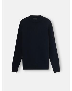 Stone Island 527Fa Geelong Rws Wool Ghost - Blu