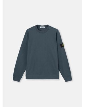 Stone Island 6100057 Heavy Organic Cotton Jersey - Blue
