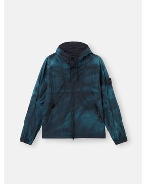 Stone Island Q100022 Skin Touch Nylon-Tc Corrosion Treatment - Blue