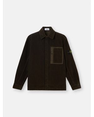 Stone Island 1200016 Organic Cotton Corduroy 800 - Black