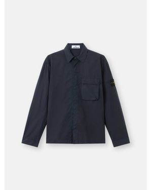 Stone Island 1200032 Stretch Cotton Tela 'Paracadute' - Blue