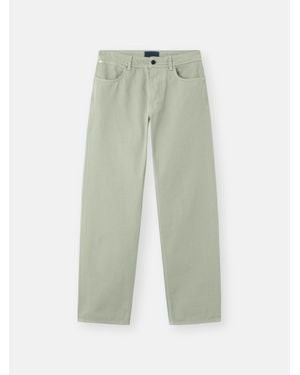 Stone Island J100006 Light Bull Denim-Tc - Green