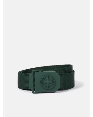 Stone Island 9300003 Tape Belt - Green