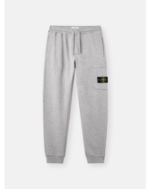 Stone Island 6200010 Organic Mélange Cotton Fleece - Grey