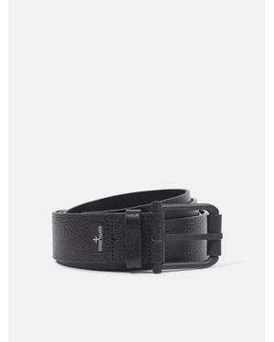 Stone Island 9300002 Tumbled Leather - White