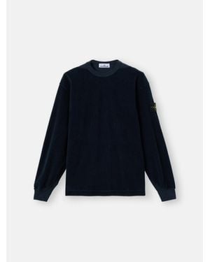 Stone Island 6100030 Jersey Corduroy - Azul