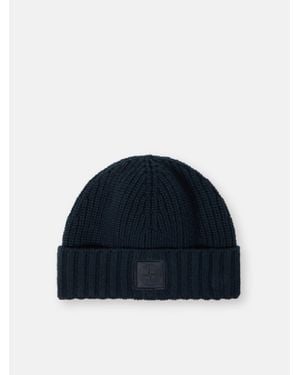 Stone Island N100006 Cashmere S. I. Ghost - Blau
