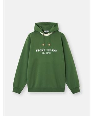 Stone Island 6100054 Cotton Fleece. I. Marina - Green