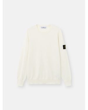 Stone Island 5100053 Soft Organic Cotton - White
