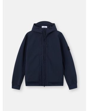 Stone Island Q100004 Soft Shell-R E. Dye Technology - Blue