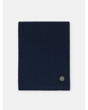 Stone Island N200006 Two-Tone Vanisé Cashmere - Blue