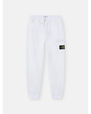 Stone Island 6200010 Organic Cotton Fleece - White